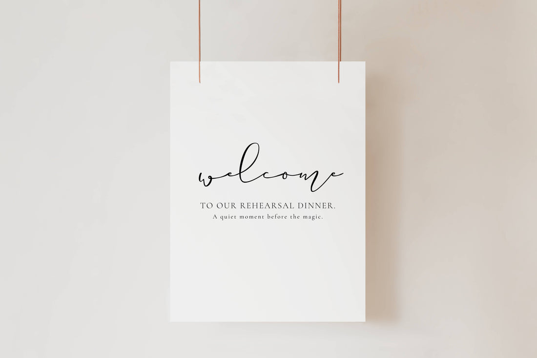 Wedding Welcome Sign: How to Choose the Perfect Size, Design & Wording