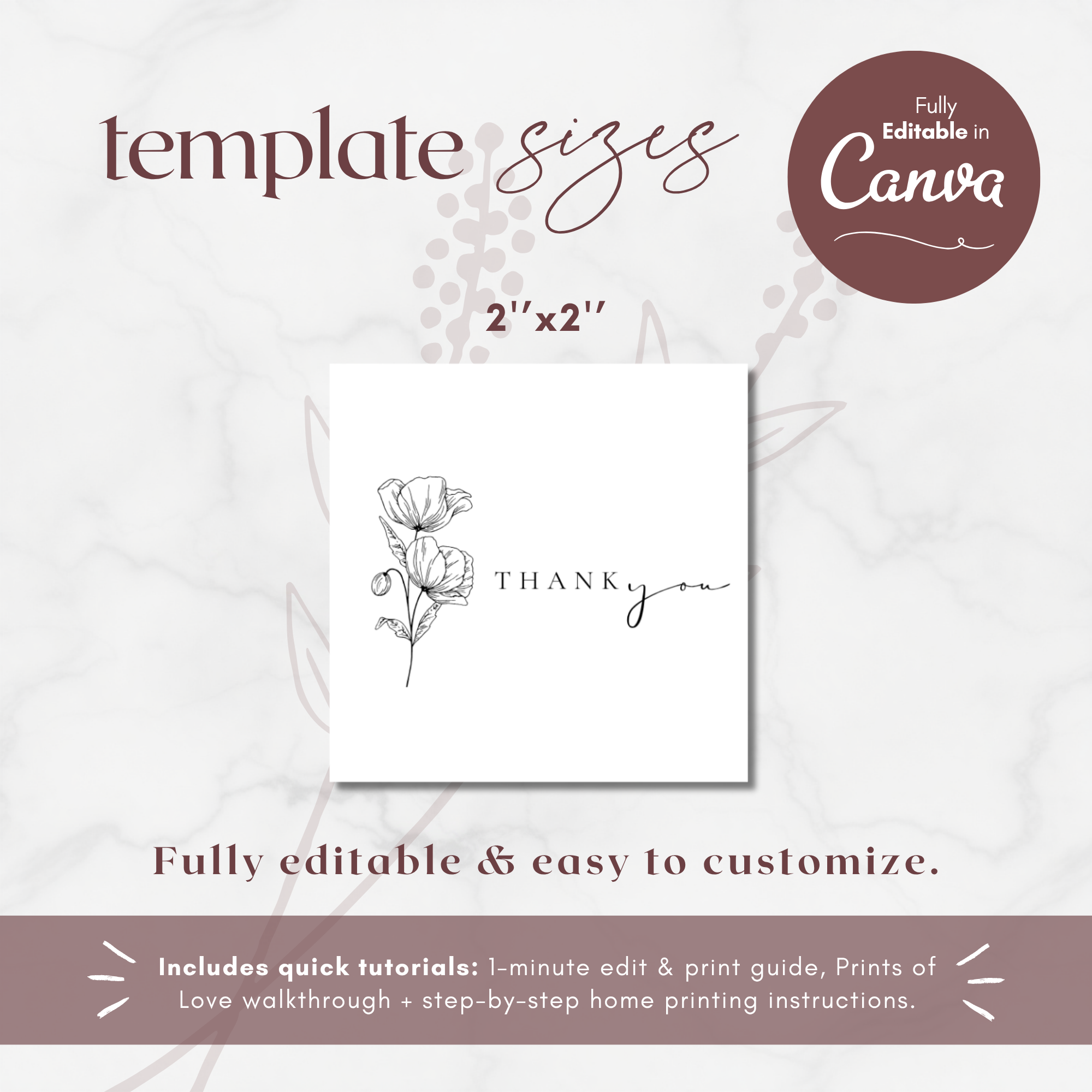 Alba Serenity Wedding Favors Sticker Template
