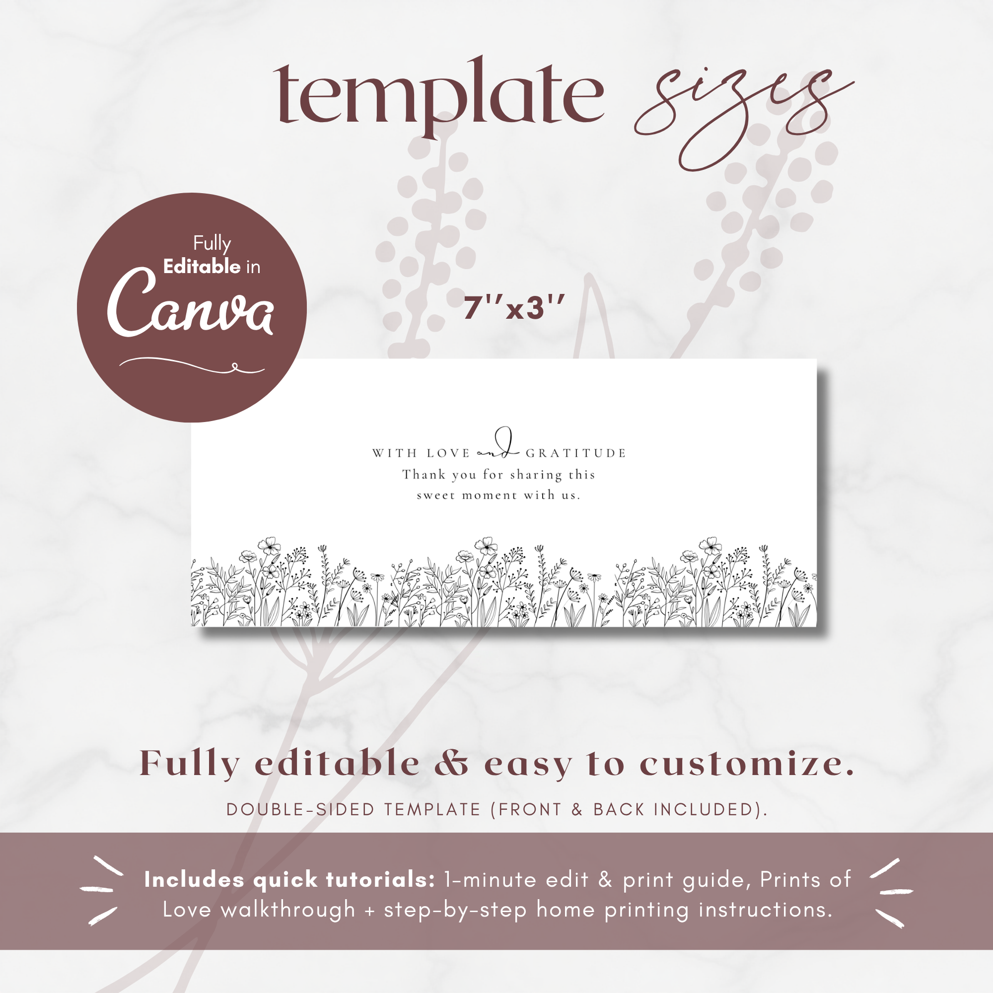 Alba Serenity Chocolate Bar Wrapper Template