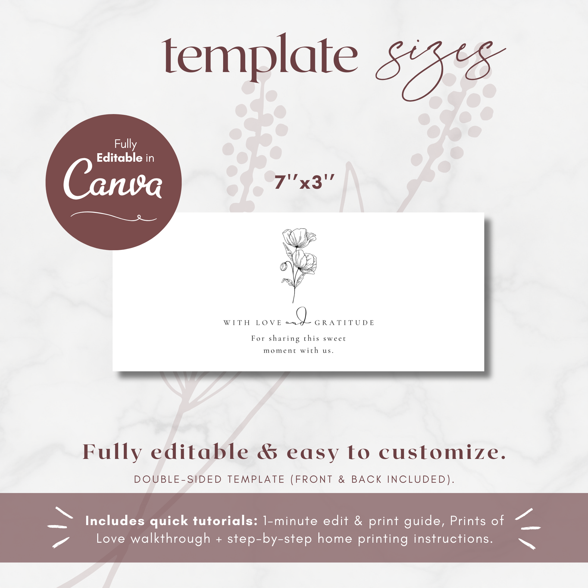Alba Serenity Chocolate Bar Wrapper Template