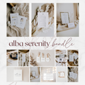 Alba Serenity Wedding Templates Bundle