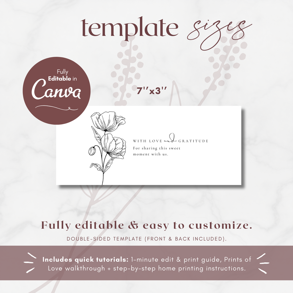 Alba Serenity Chocolate Bar Wrapper Template