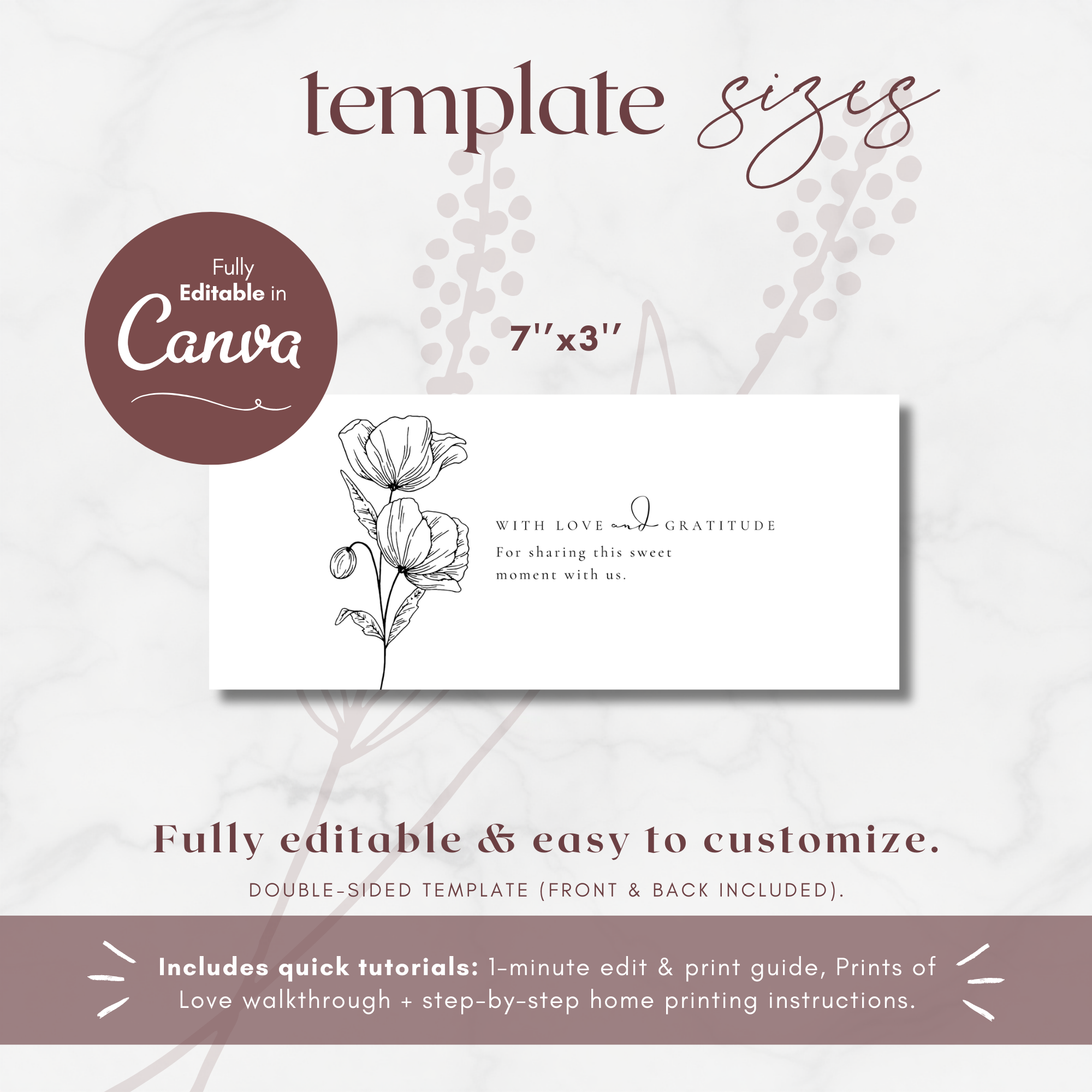 Alba Serenity Chocolate Bar Wrapper Template