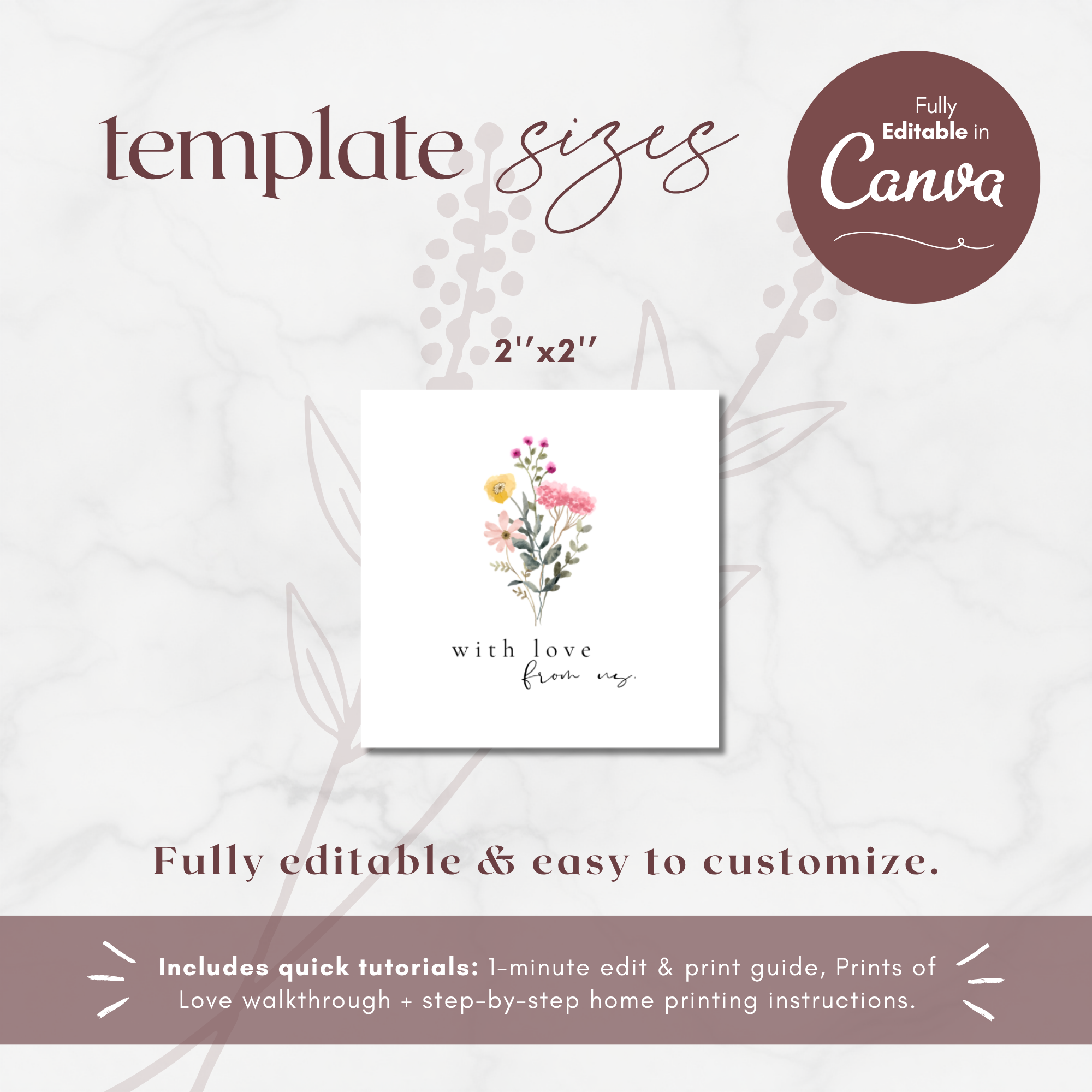 Aurora Valea Wedding Favors Sticker Template