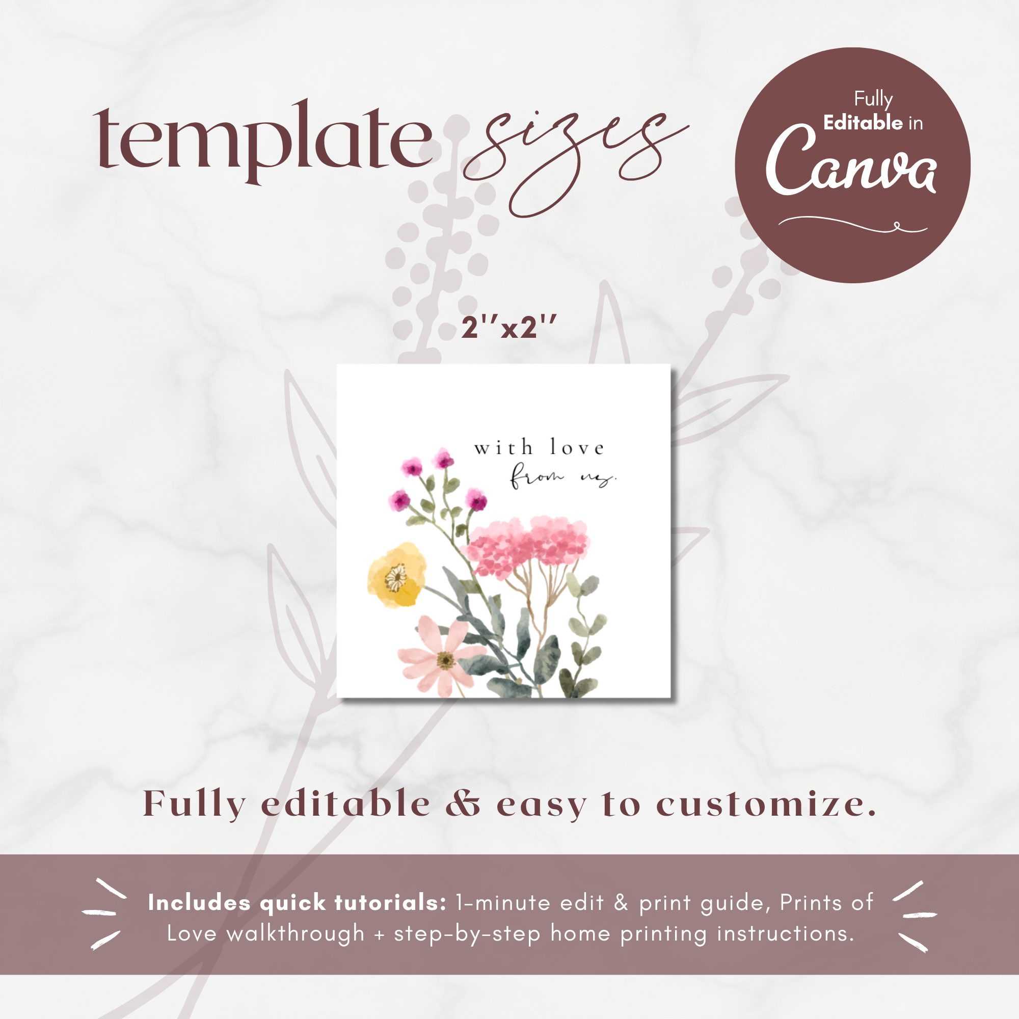 Aurora Valea Wedding Favors Sticker Template
