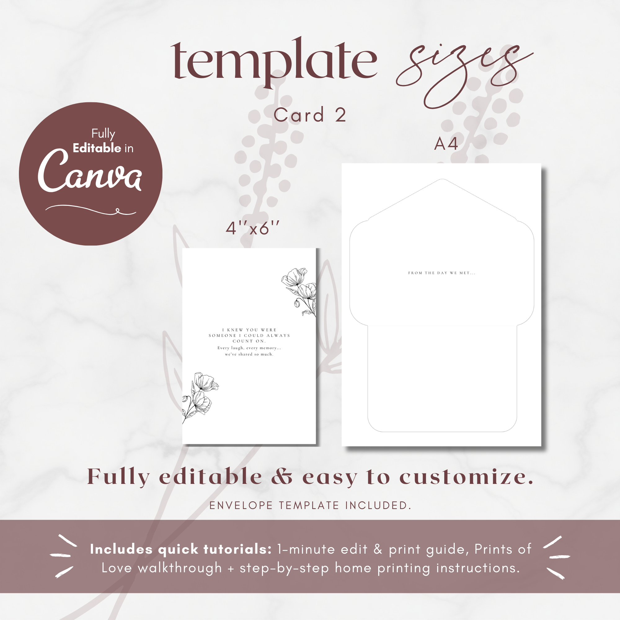 Alba Serenity Bridesmaids Gift Box Templates