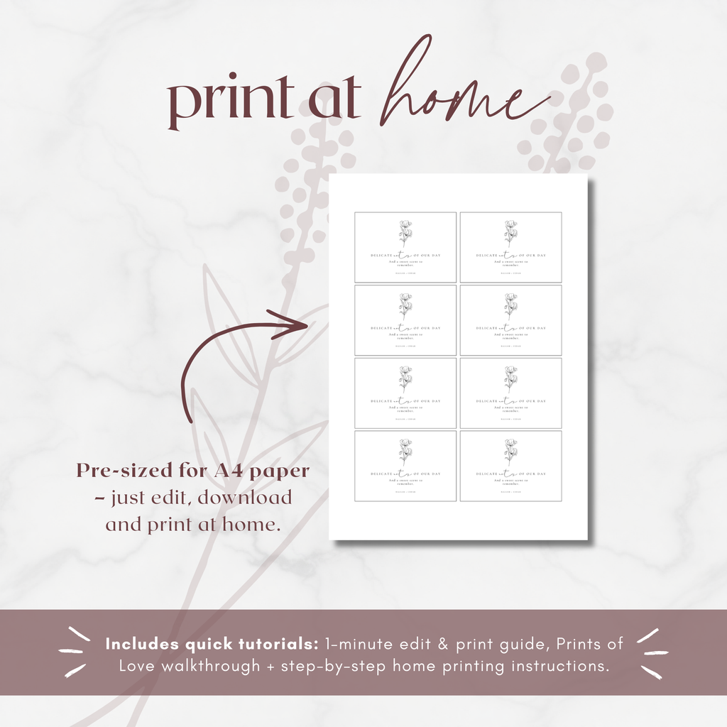 Alba Serenity Glass Candle Label Template
