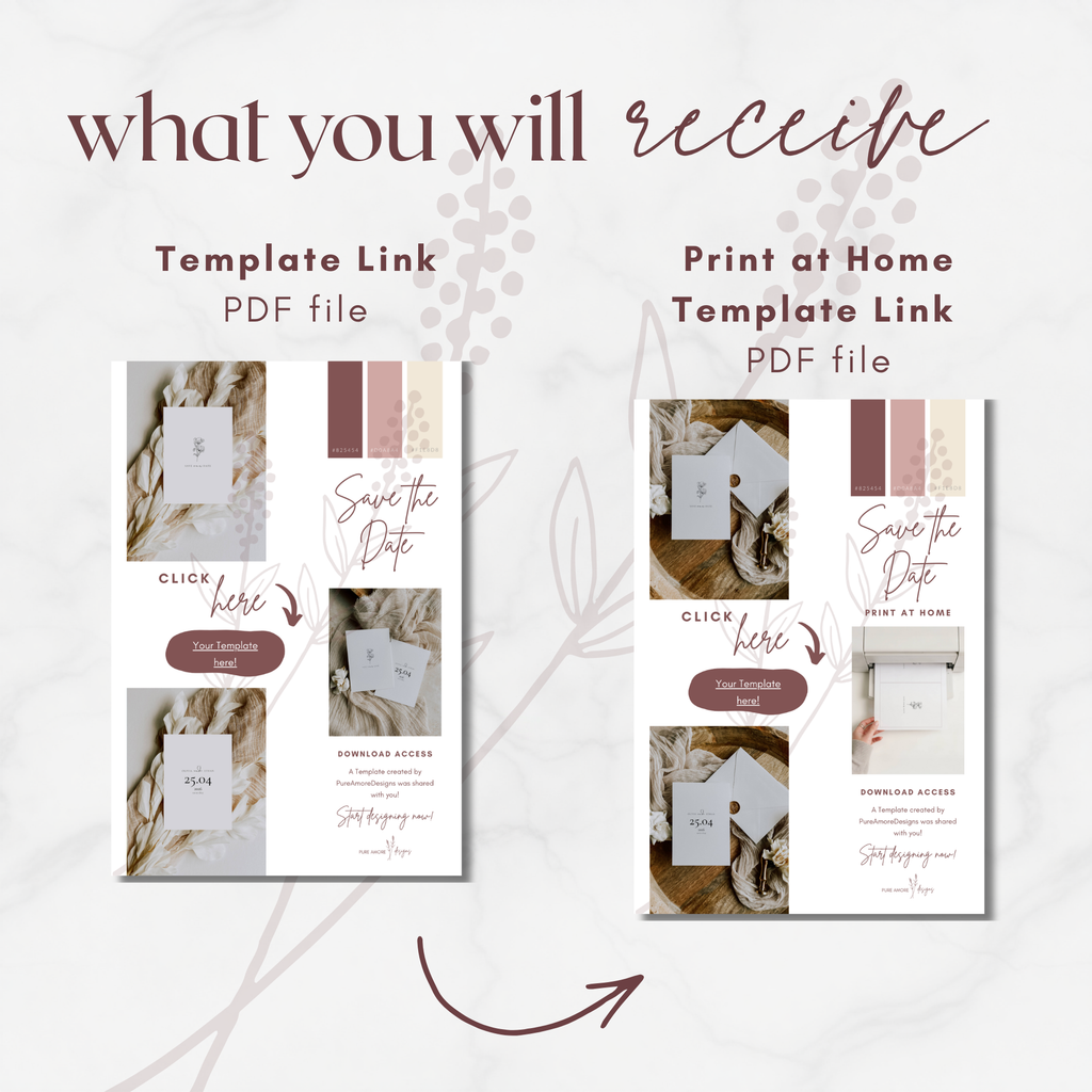 Alba Serenity Save the Date Template