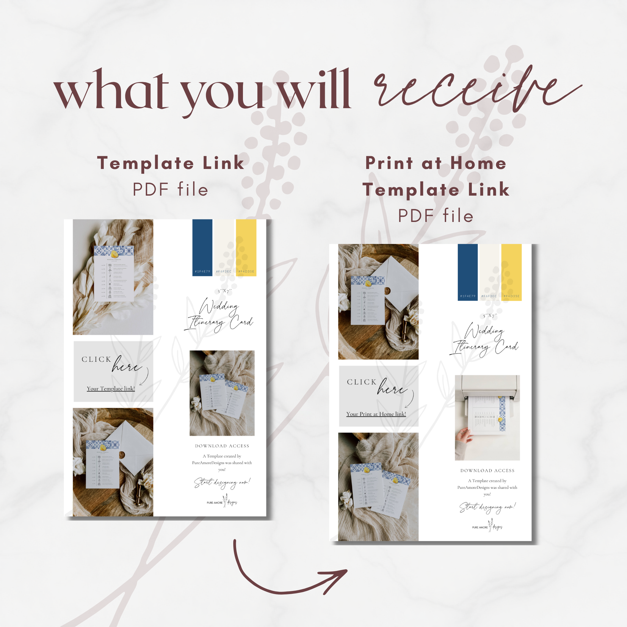 Solea Mare Wedding Day Itinerary Template