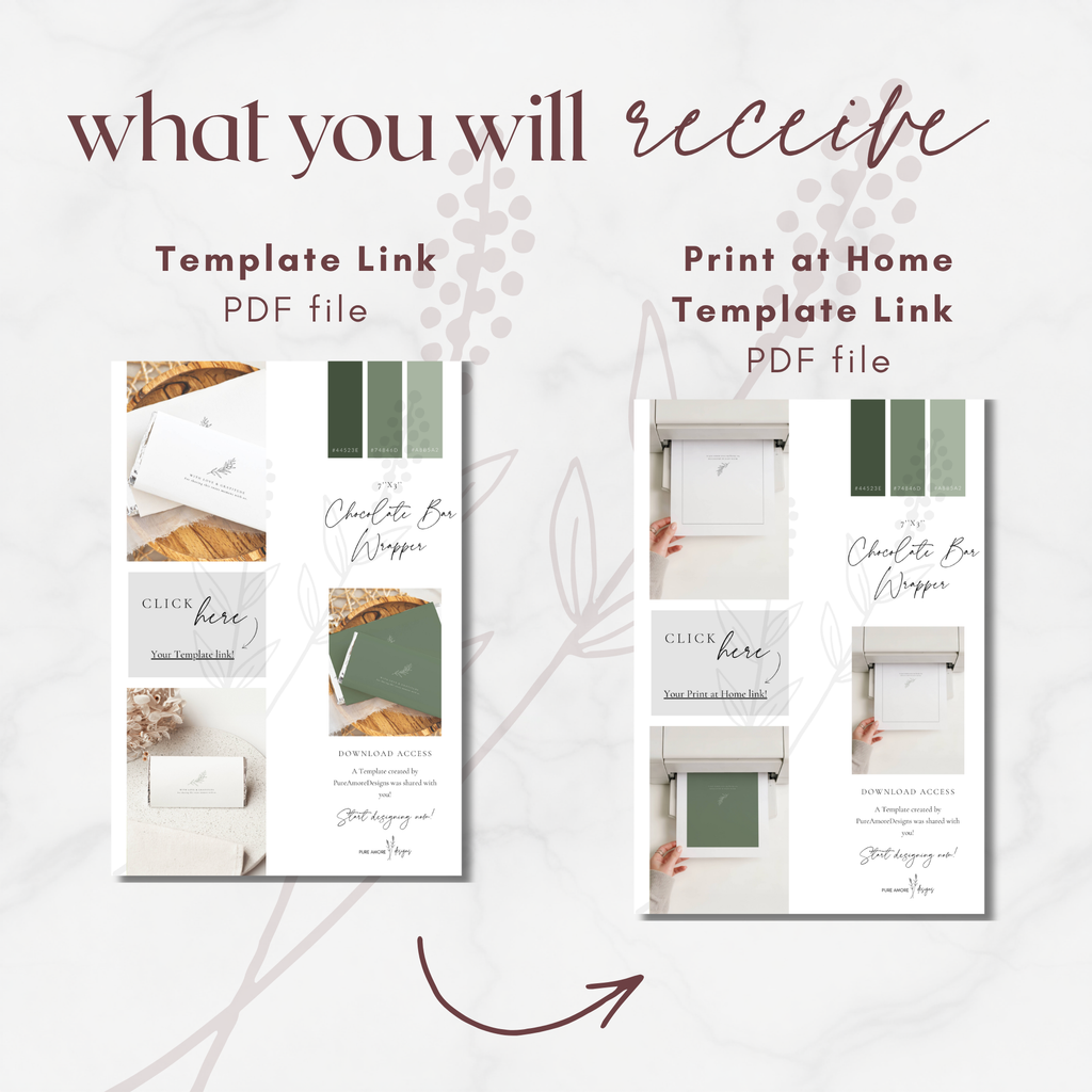 Oliva Essence Chocolate Bar Wrapper Template