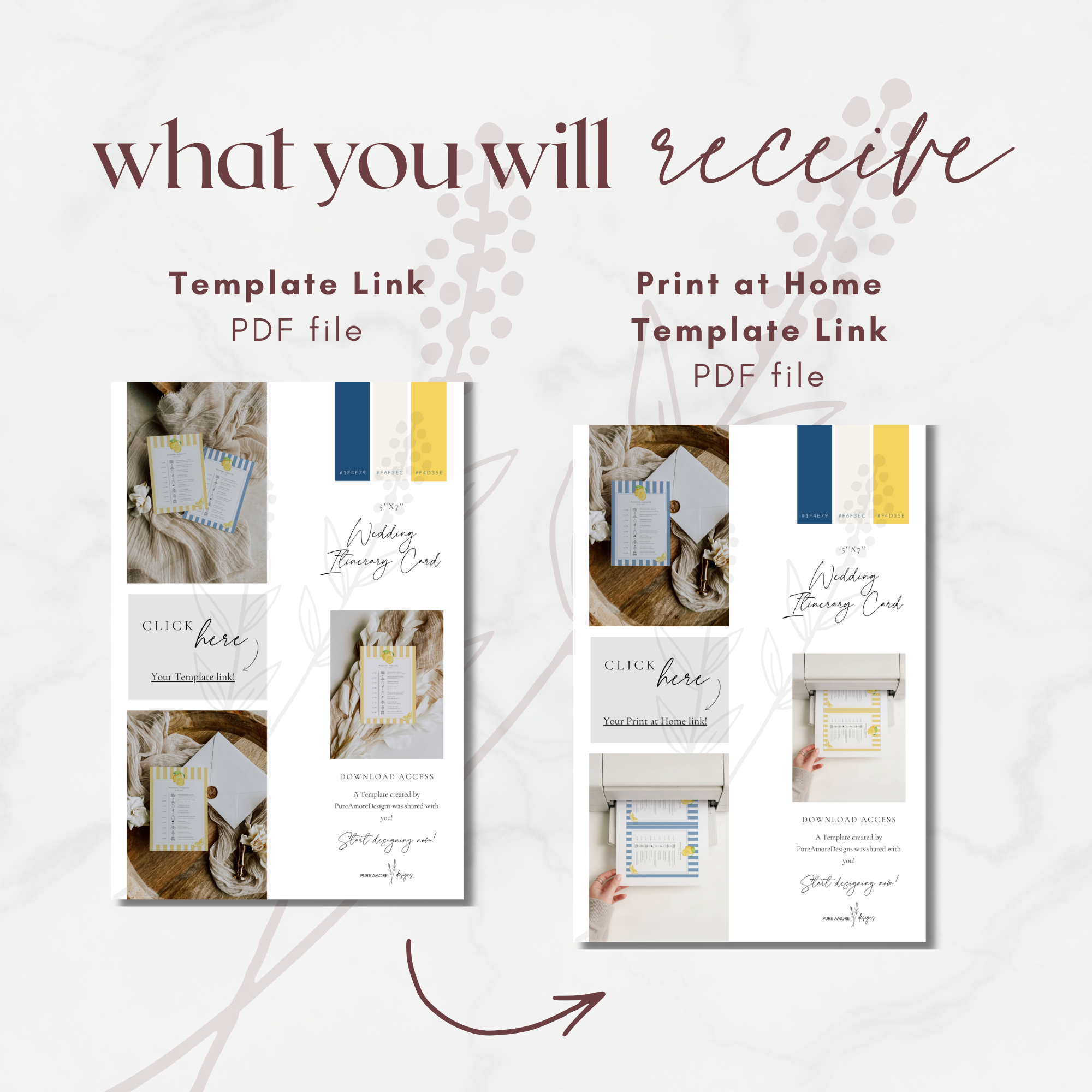Solea Mare Wedding Day Itinerary Template