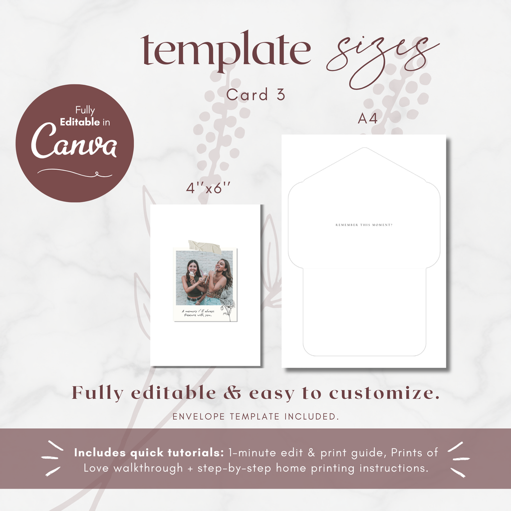 Alba Serenity Bridesmaids Gift Box Templates