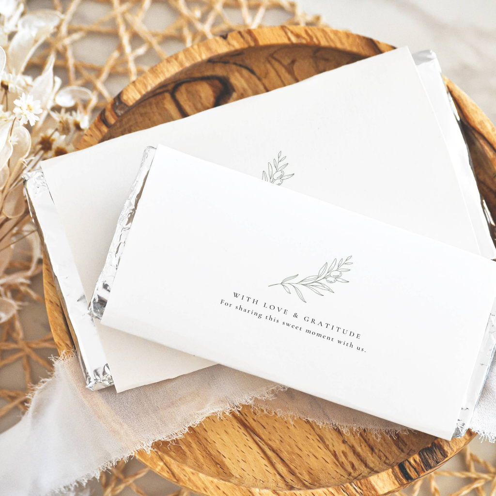 Oliva Essence Chocolate Bar Wrapper Template
