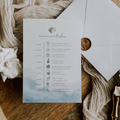 Coastal Whisper Wedding Day Itinerary Template