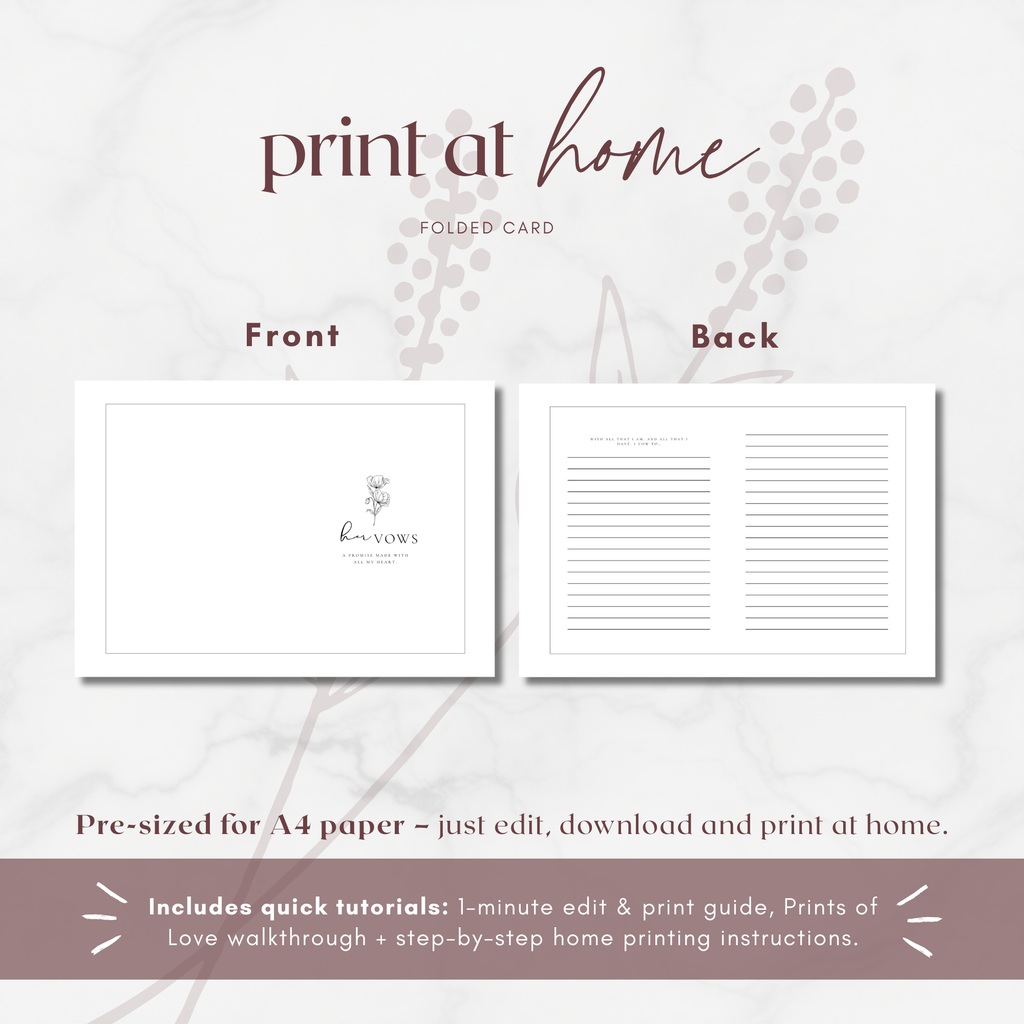 Alba Serenity Her Vows Template