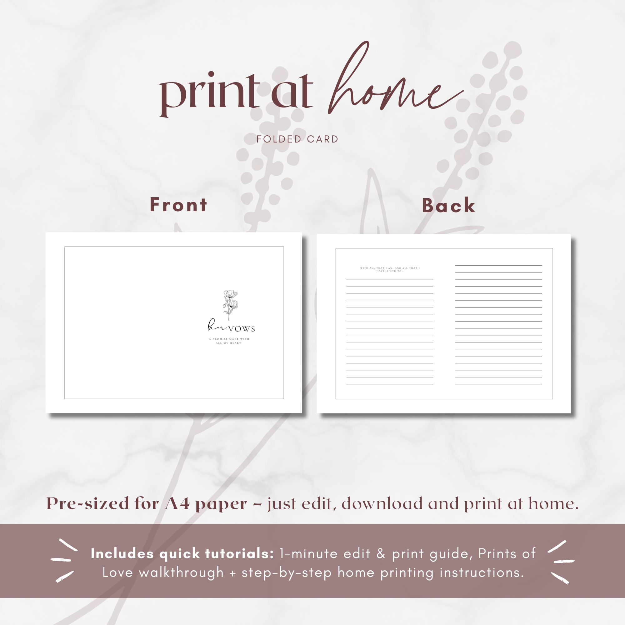 Alba Serenity Her Vows Template