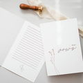 Modern Romantic Her Vows Template