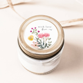Aurora Valea Wedding Favors Sticker Template