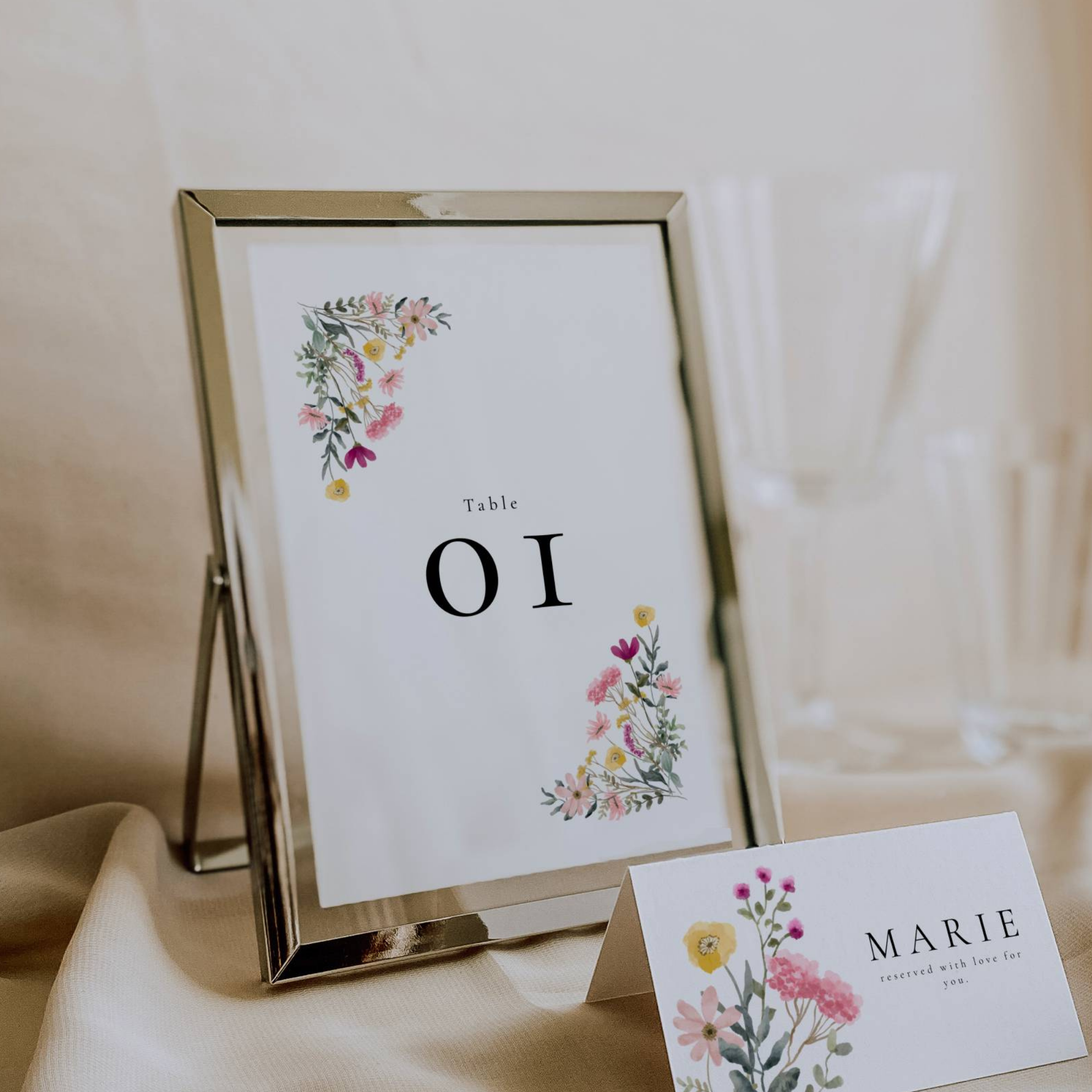 Aurora Valea Table Numbers Templates