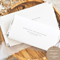 Alba Serenity Chocolate Bar Wrapper Template