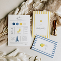 Solea Mare Bridesmaid Info Card Template