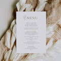 Oliva Essence Wedding Menu Template