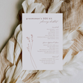 Modern Romantic Groomsmen SOS Kit Checklist Card Template