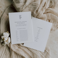 Alba Serenity Wedding Game Cards Template: Wedding Word Scramble