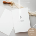 Alba Serenity Mom Card Template: Mother of the Bride and Groom