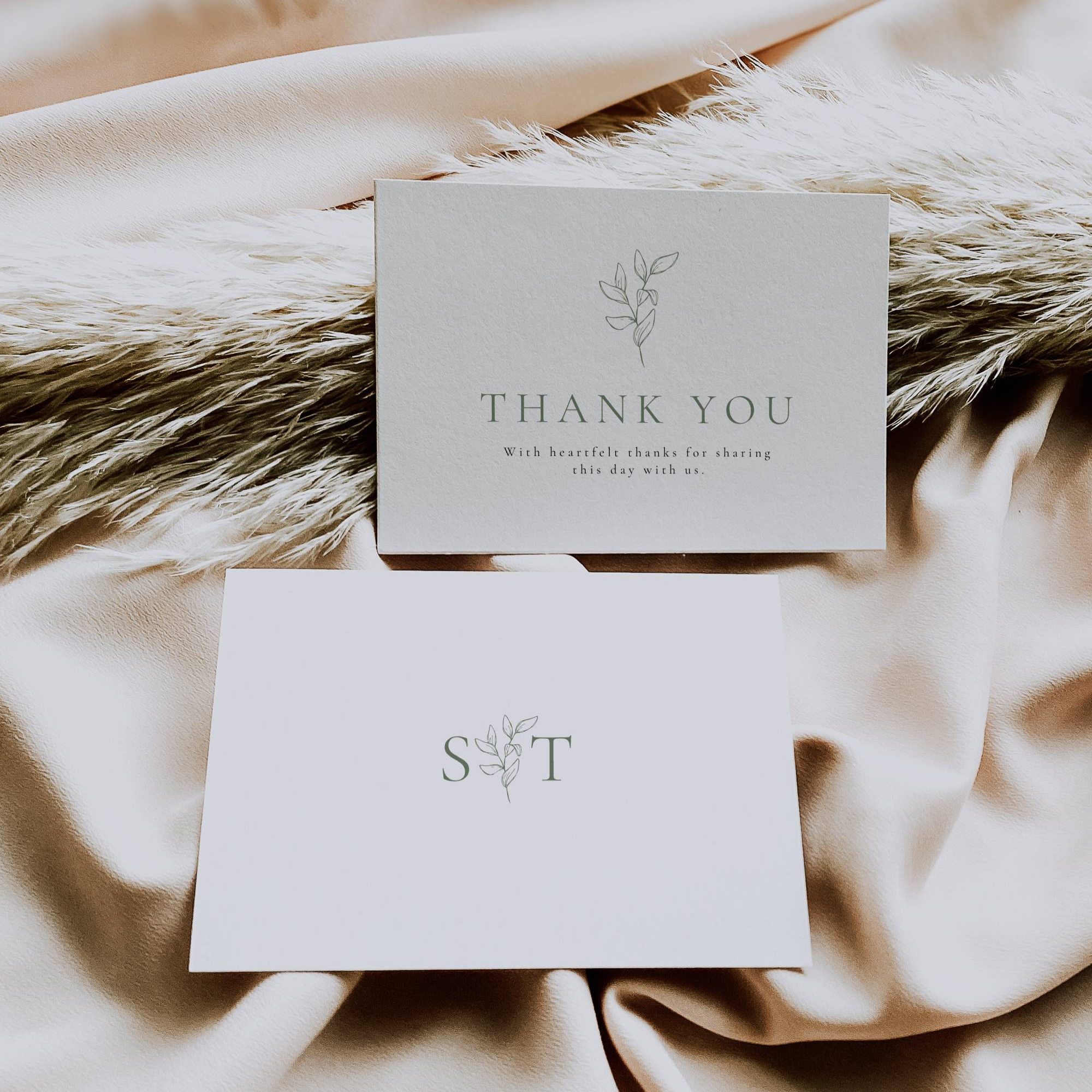 Oliva Essence Thank You Card Template