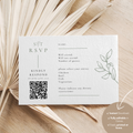 Oliva Essence RSVP Card Template