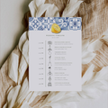 Solea Mare Wedding Day Itinerary Template