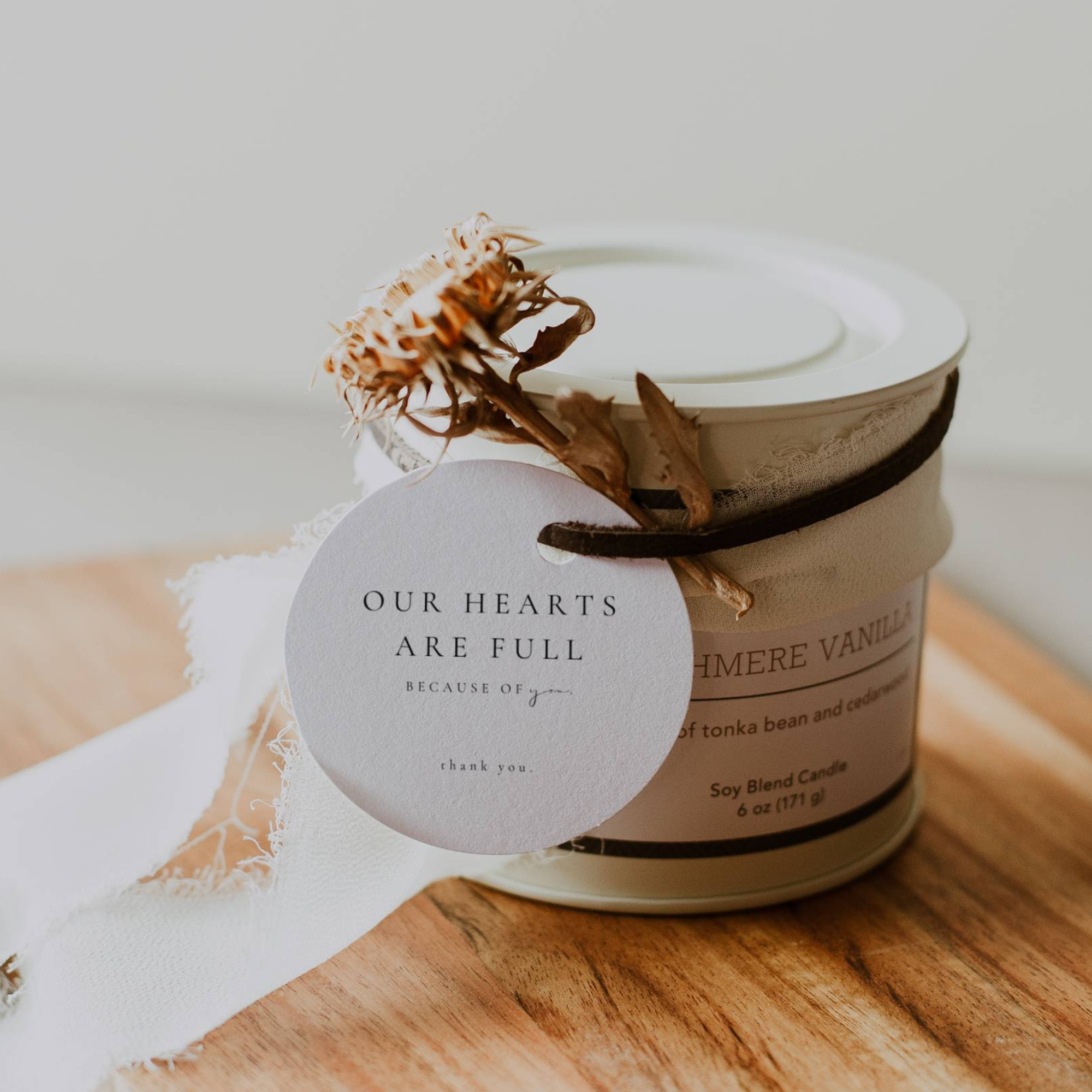 Alba Serenity Wedding Favors Tag Template