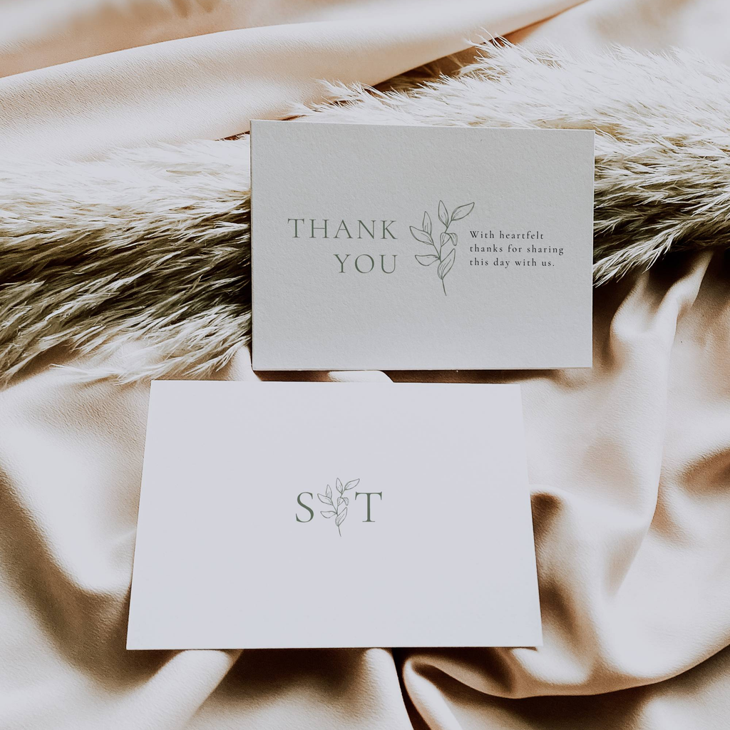 Oliva Essence Thank You Card Template