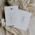 Coastal Whisper Wedding Day Itinerary Template