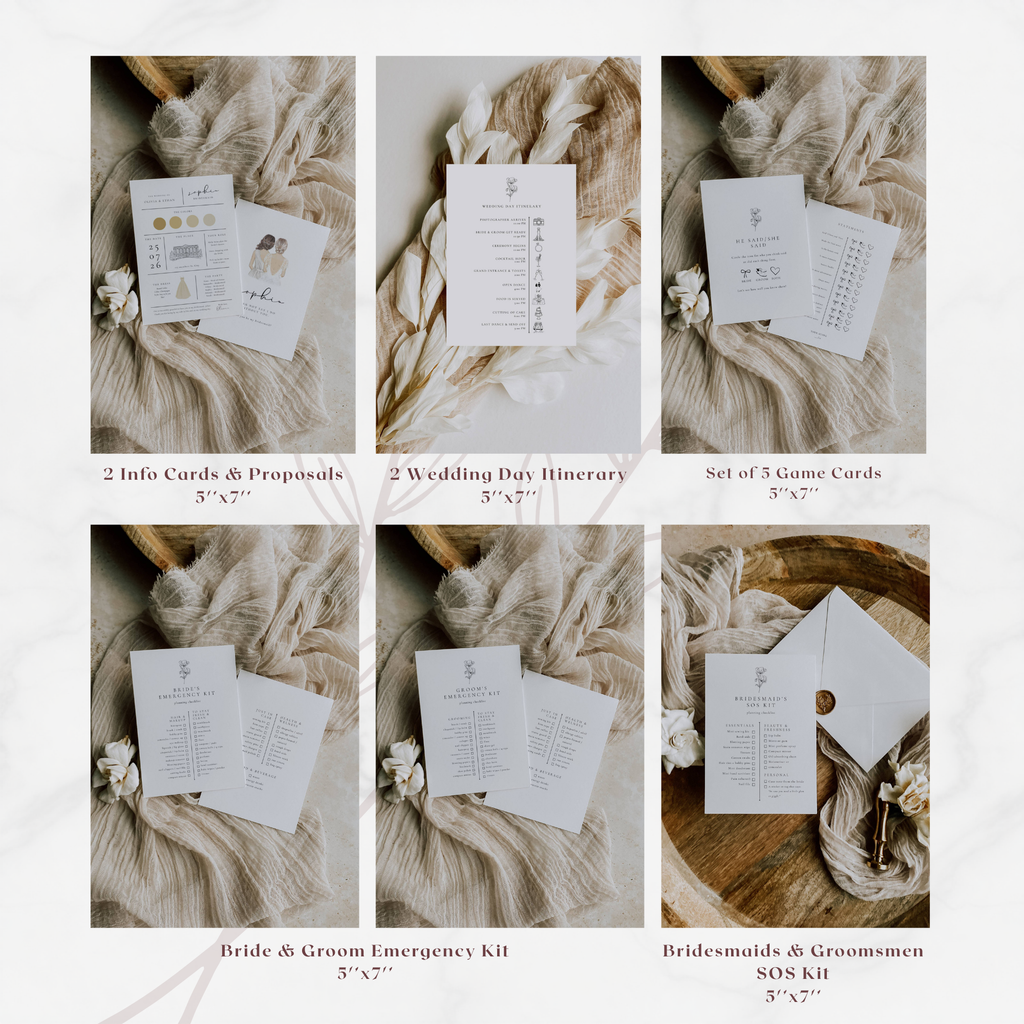 Alba Serenity Wedding Templates Bundle