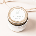 Oliva Essence Wedding Favor Sticker Template