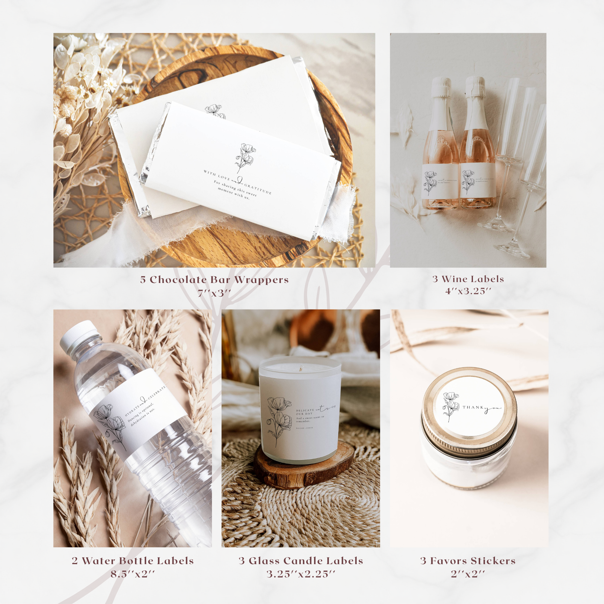 Alba Serenity Wedding Templates Bundle