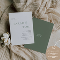 Oliva Essence Wedding Invitation Template