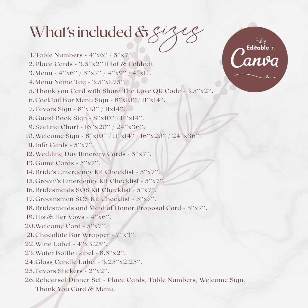 Alba Serenity Wedding Templates Bundle