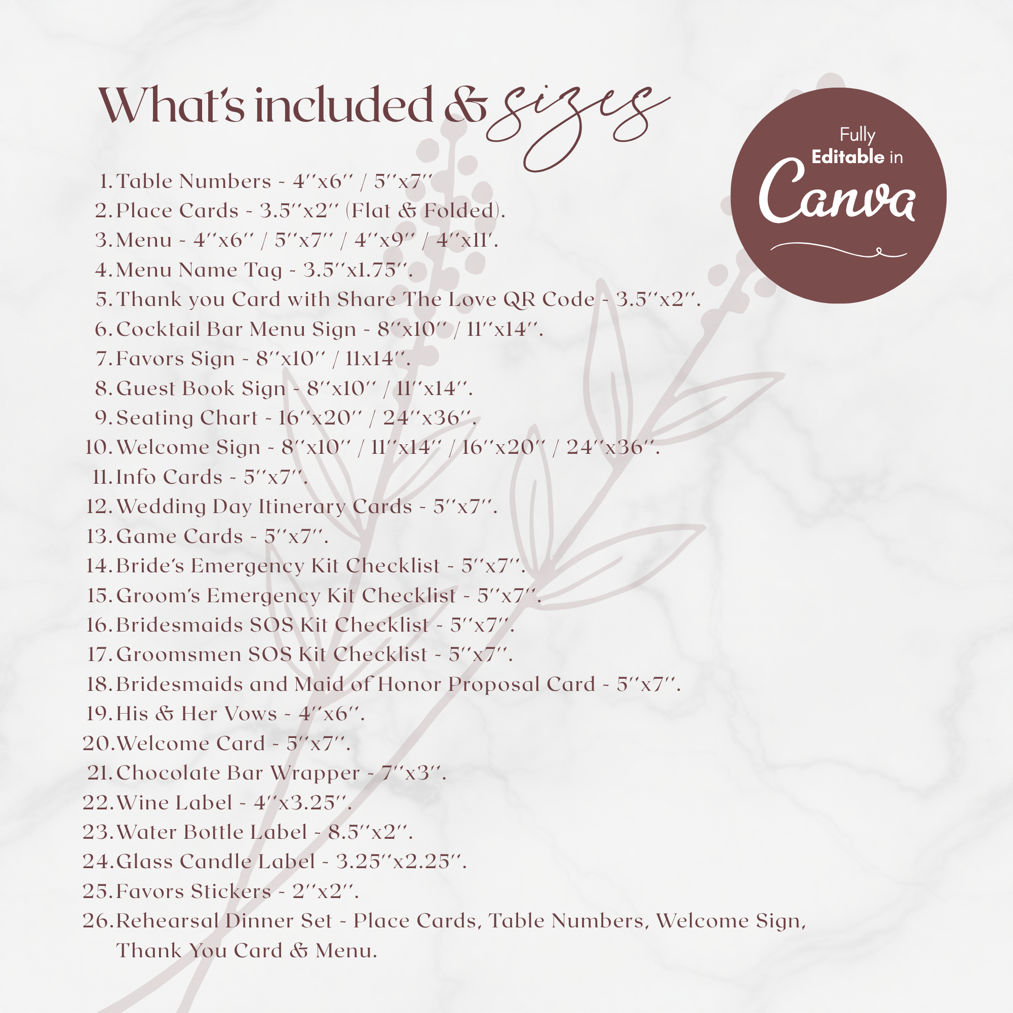 Alba Serenity Wedding Templates Bundle
