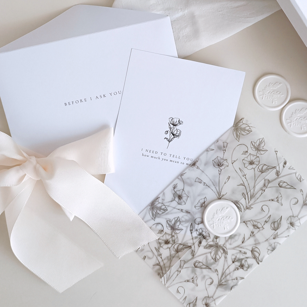 Alba Serenity Bridesmaids Gift Box Templates
