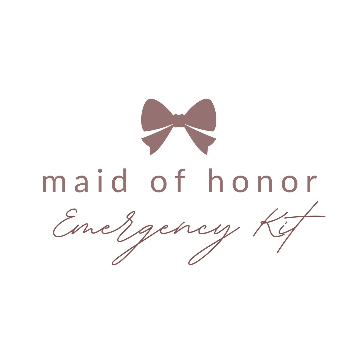 Tote Bag Template "Maid of Honor" | Modern Romantic Collection