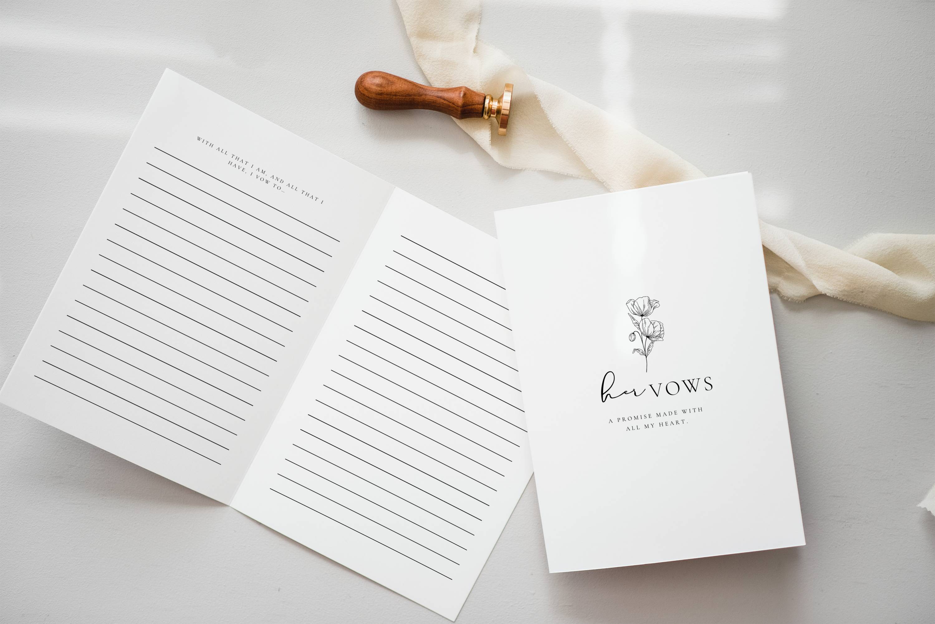 Alba Serenity Her Vows Template