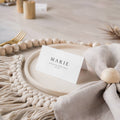 Alba Serenity Flat Wedding Place Card Template