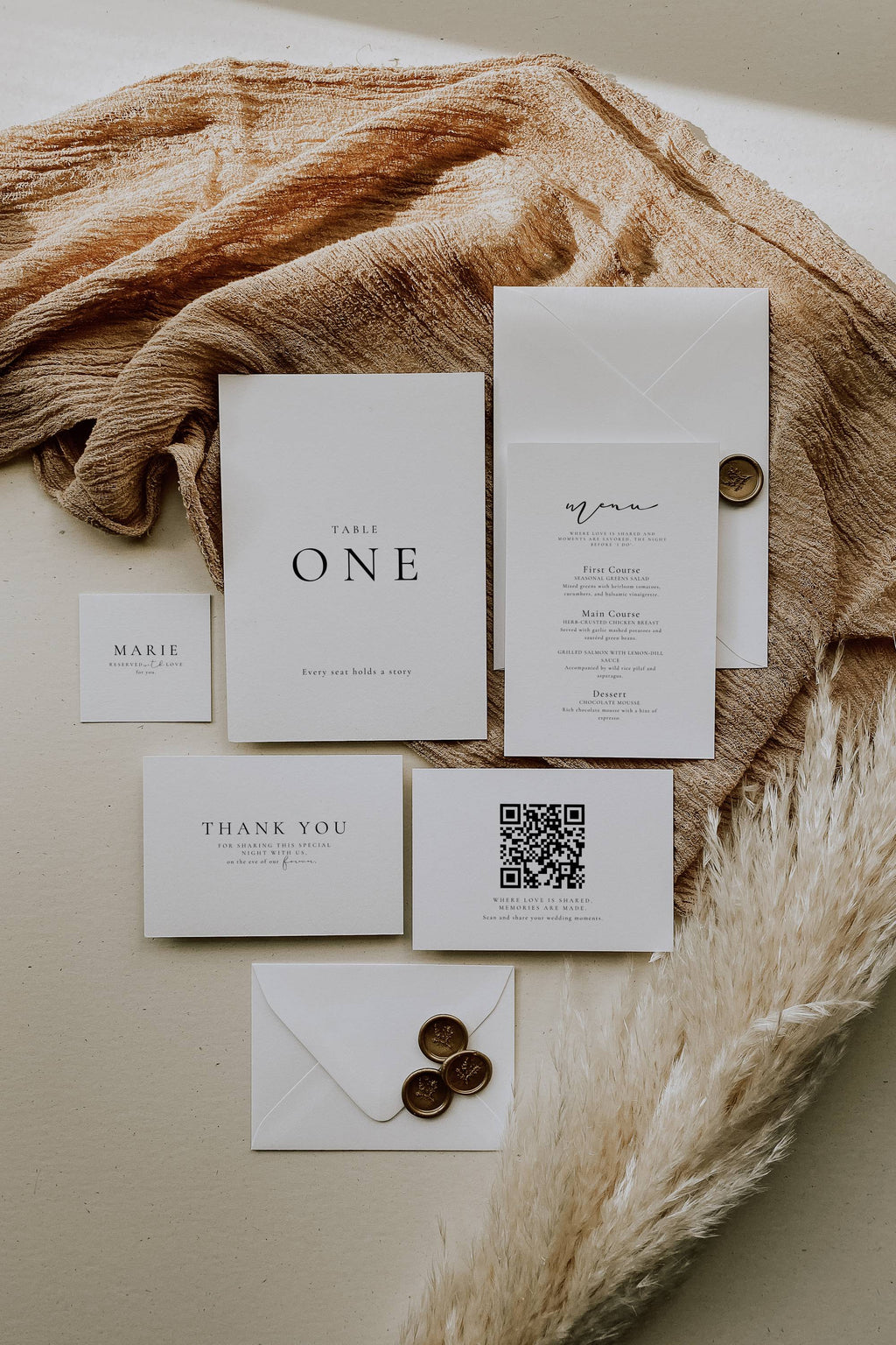 Alba Serenity Rehearsal Dinner Bundle