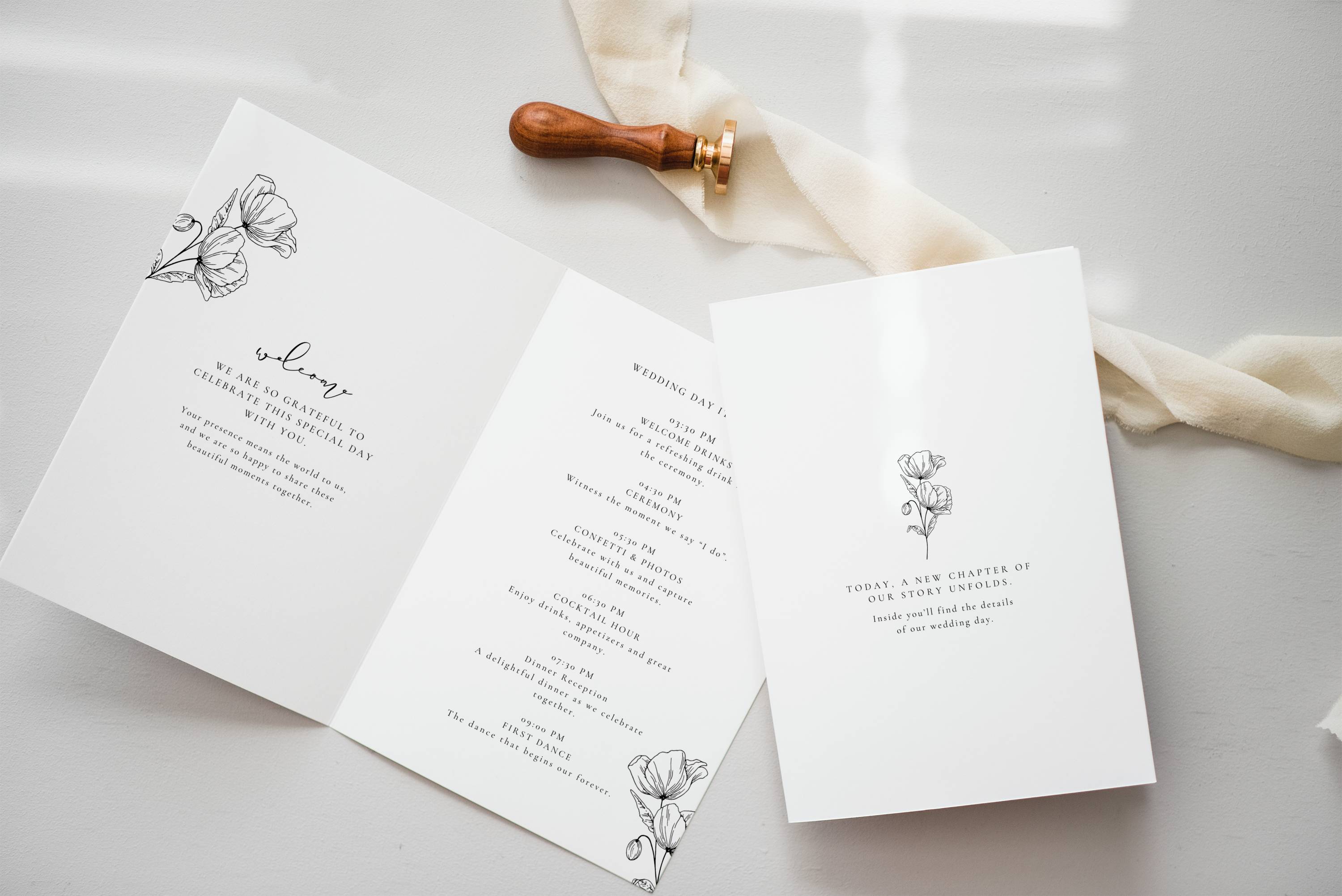 Alba Serenity Welcome Card Template