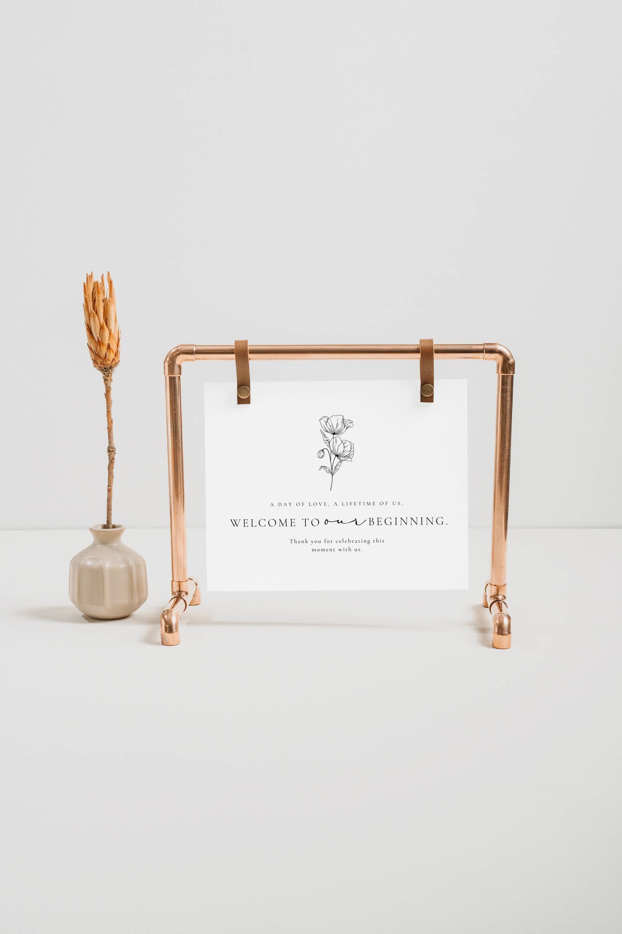 Alba Serenity Welcome Sign Template