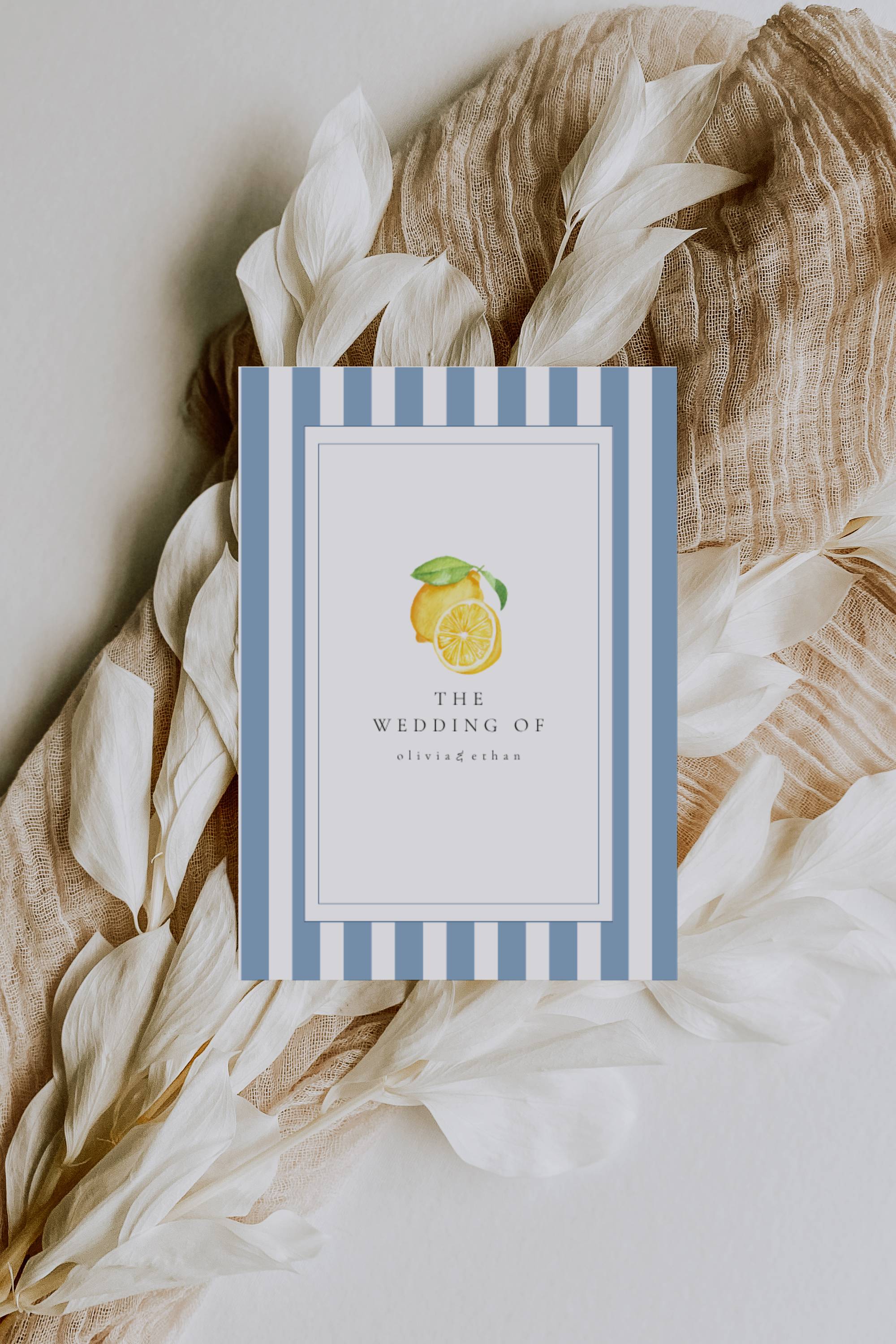 Solea Mare Bridesmaid Info Card Template