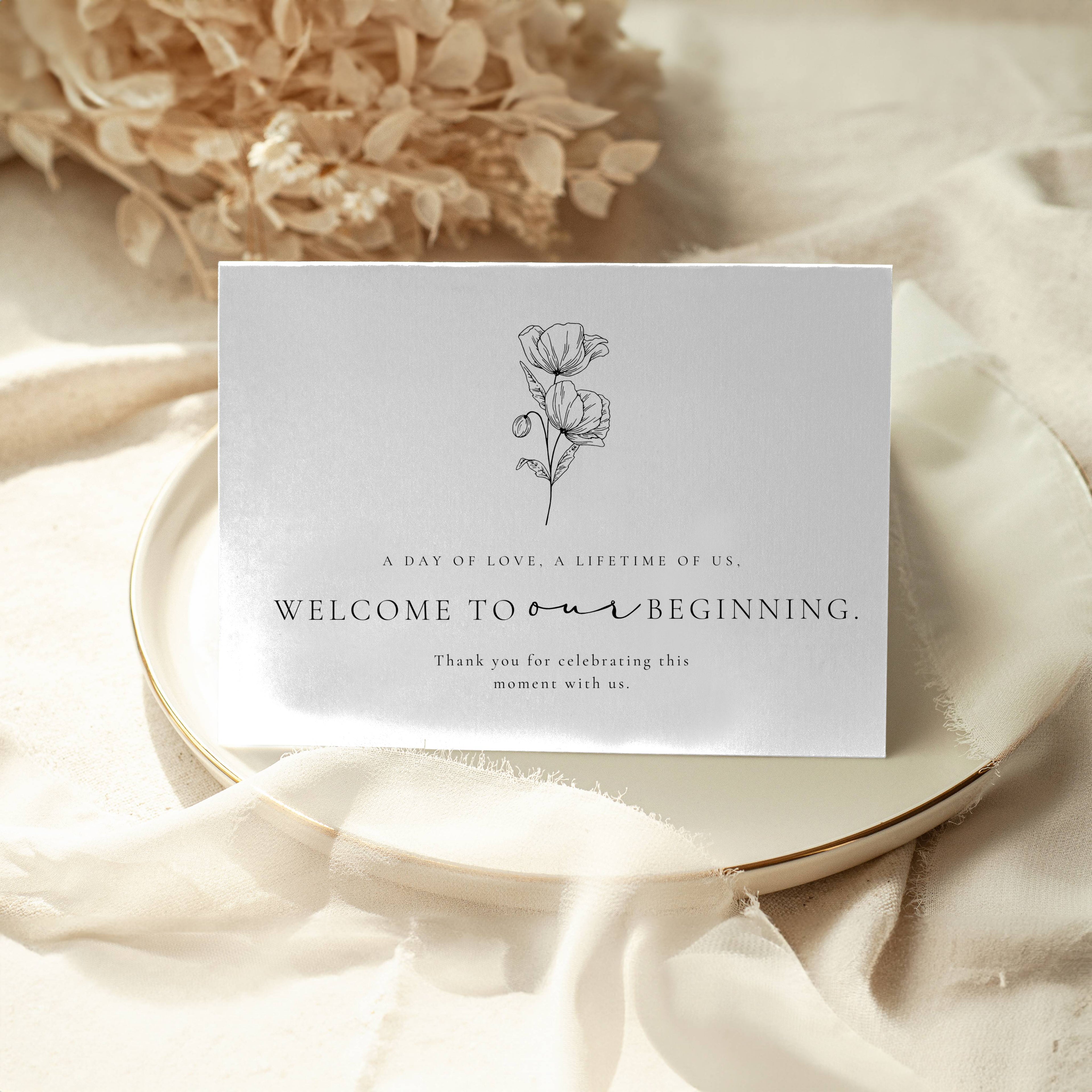 Alba Serenity Welcome Sign Template